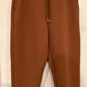 Calia Women’s Rust Colored Soft Scuba ankle pants